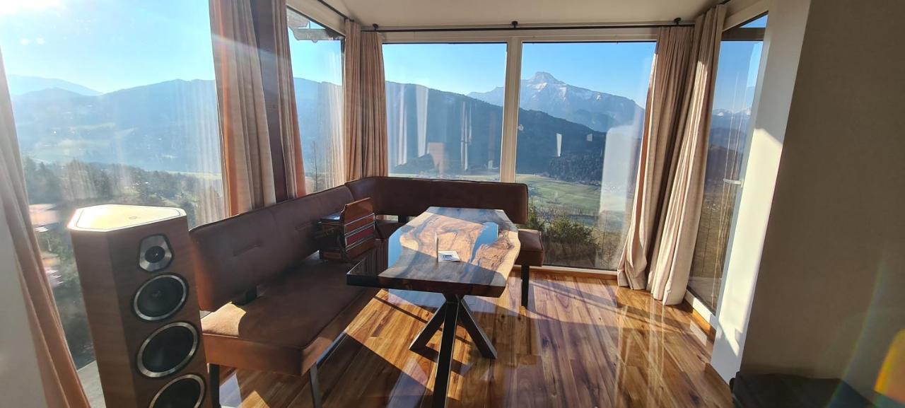 Ruhige Bergvilla In Alleinlage Am Mondsee Mit Seeblick Bergblick Und Whirlpool Innerschwand Exterior foto